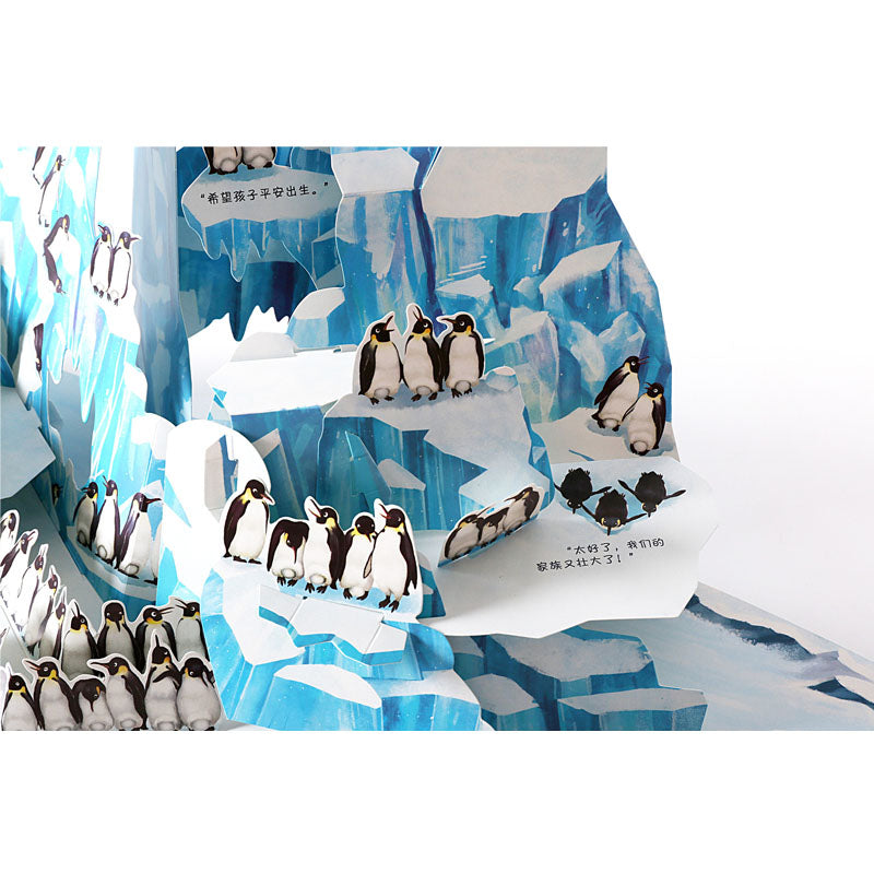 Magical Pop Up: Emperor Penguins &lt;BR&gt;趣威文化 好好玩神奇的生命立体书: 勇敢的帝企鹅